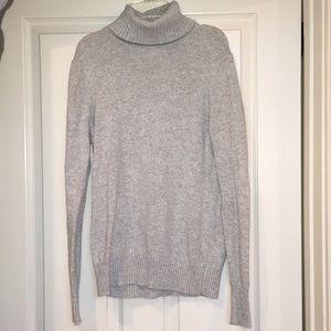 grey turtleneck
